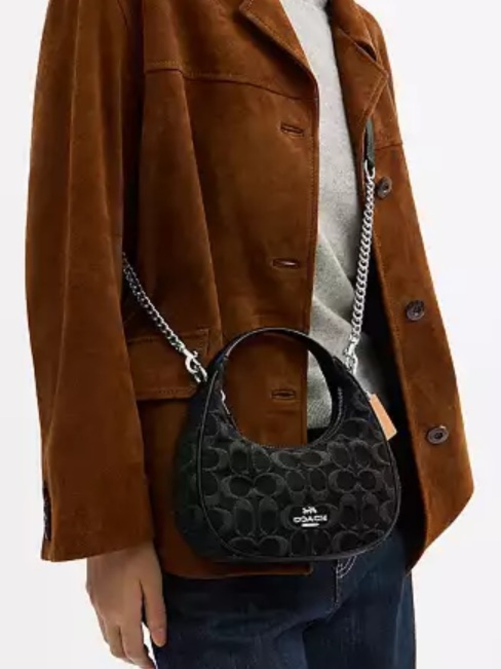 Coach Carmen Mini Crossbody Bag
In Signature Denim Black - Picture 2 of 10